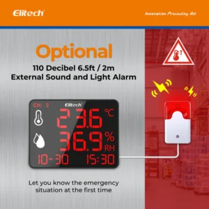 Elitech DR-230 Bluetooth Hygrometer Thermometer 1 Probe