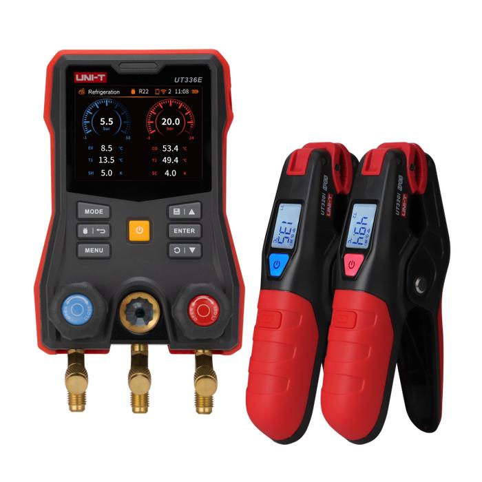 UNI-T UT336E KIT Digital Manifold Gauge with Wireless Temperature UNI-T UT336E KIT Digital Manifold Gauge with Wireless Temperature - Gambar 2