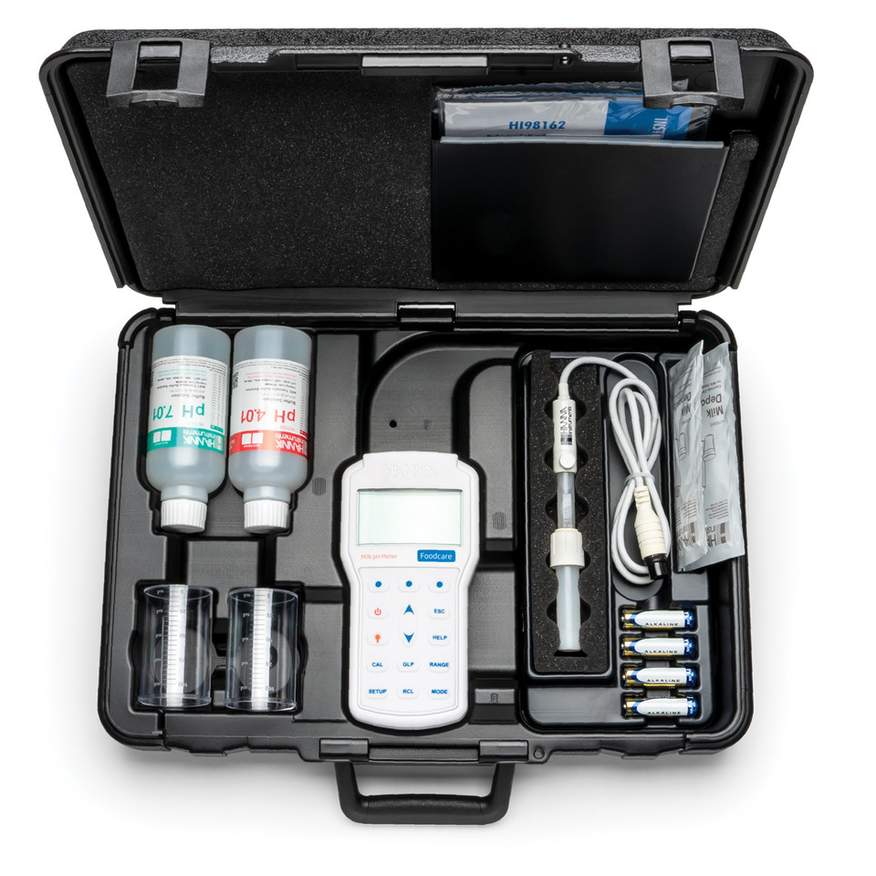 Hanna HI 98162 Professional Portable Milk pH Meter Hanna HI 98162 Professional Portable Milk pH Meter