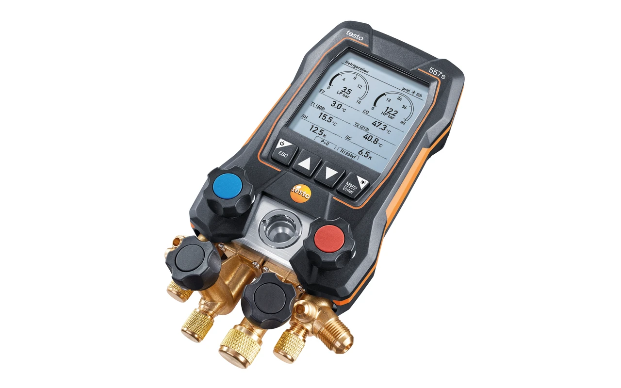 Testo 557s Smart Vacuum Kit – Smart 4 Valves digital manifold gauge Wireless Testo 557s Smart Vacuum Kit - Smart 4 Valves digital manifold gauge Wireless