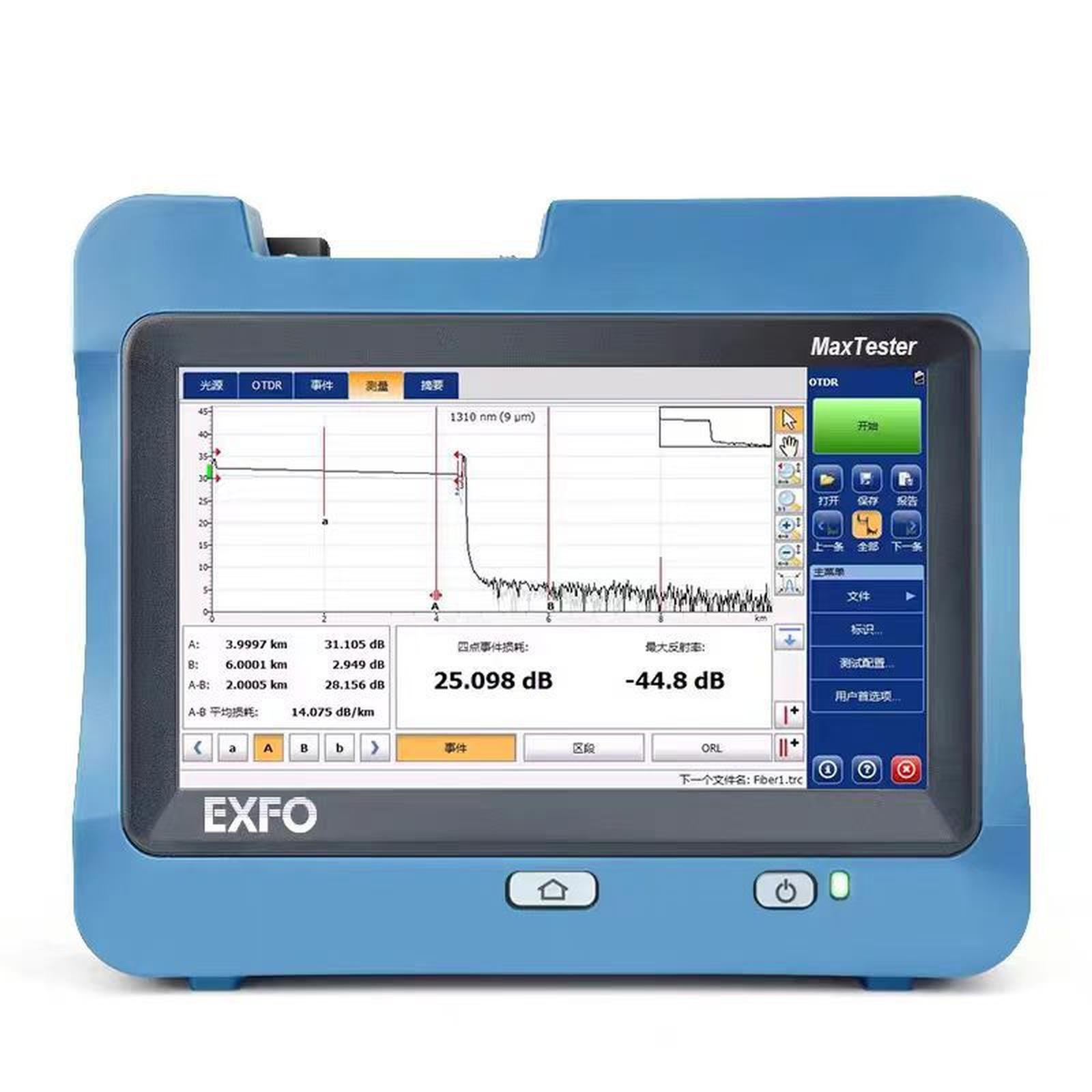 EXFO OTDR MaxTester 715D – last-mile EXFO OTDR MaxTester 715D - last-mile