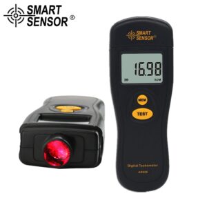 Smart Sensor AR926 Digital Laser Tachometer 2.5~99999RPM LCD