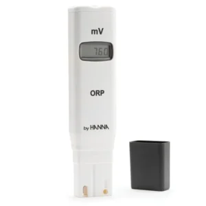 SKU HI98201 Name ORP Tester – HI98201 ORP Range ±999 mV ORP Resolution 1 mV ORP Accuracy ±5 mV Battery Type/Life 1.5V (4) / approximately 700 hours of continuous use Environment 0 to 50°C (32 to 122°F); RH max 95% Dimensions 175 x 41 x 23 mm (6.9 x 1.6 x 0.9”) Weight 95 g (3.4 oz.)