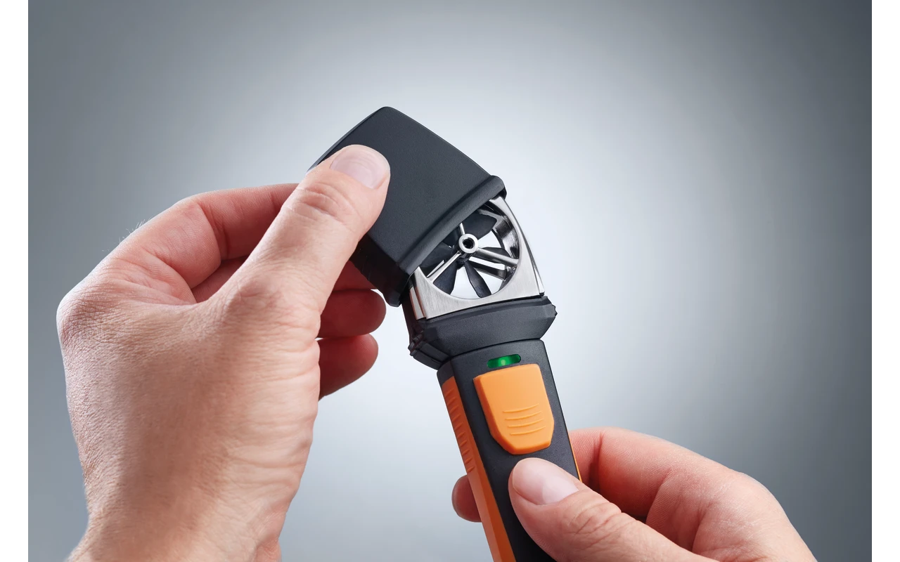 Testo 410i Vane Anemometer with Smartphone Operation 0560 1410 Testo 410i Vane Anemometer with Smartphone Operation 0560 1410 - Gambar 2
