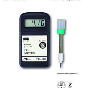 Lutron PH-201+PE-03 PH Electrode PH Meter