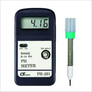 Lutron PH-201+PE-03 PH Electrode PH Meter