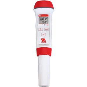 Parameter Spesifikasi Model OHAUS Starter Pen Meter ST20 Jenis Alat pH Meter Portable dengan pengukuran suhu Parameter Pengukuran pH dan Temperature Rentang Pengukuran pH 0,00 – 14,00 pH Resolusi pH 0,01 pH Akurasi pH ±0,05 pH Rentang Pengukuran Suhu 0 – 99 °C Resolusi Suhu 0,1 °C Kompensasi Suhu Automatic Temperature Compensation (ATC) Kalibrasi Hingga 3 titik kalibrasi Jenis Elektroda Elektroda pH yang dapat diganti Tampilan LCD digital Material Housing Plastik ABS tahan lama Tingkat Perlindungan Waterproof IP67 Sumber Daya Baterai Fitur Hemat Daya Auto Shut-Off Indikator Indikator baterai lemah Desain Bentuk pena (pen-style), ringan, dan portabel Aplikasi Laboratorium, pendidikan, pengolahan air, hidroponik, akuakultur, industri makanan & minuman