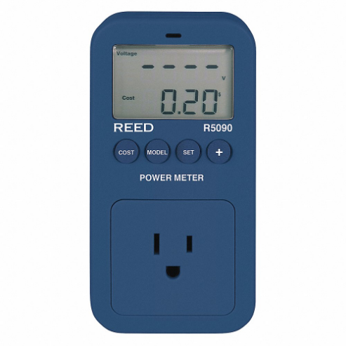 Reed Instruments R5090 Power Meter, 1800W, 15A, 100 to 150V 52ZK69 Reed Instruments R5090 Power Meter, 1800W, 15A, 100 to 150V 52ZK69